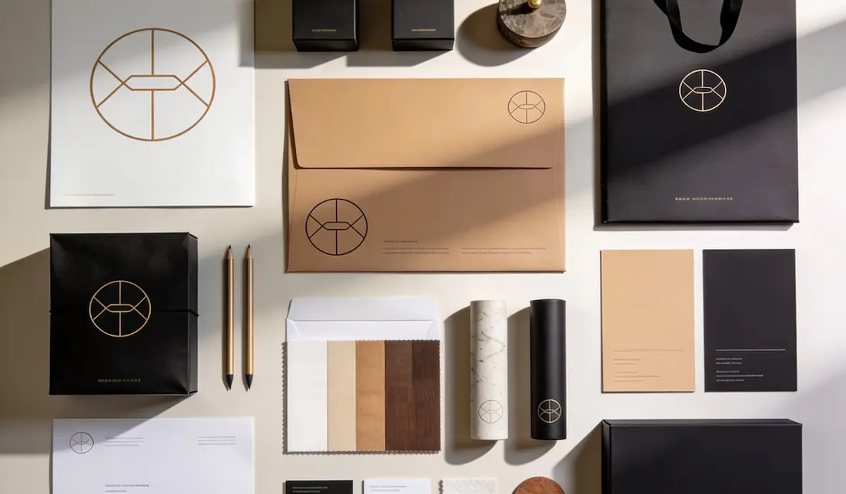 Brand identity example Brand identity example
